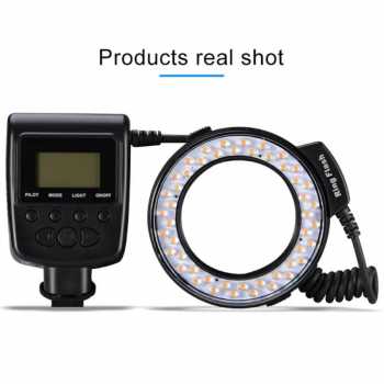 Gambar produk CAMOLO Macro Ring Flash LED 3in1 Color 1500-3000K for DSLR Camera - RF-550D