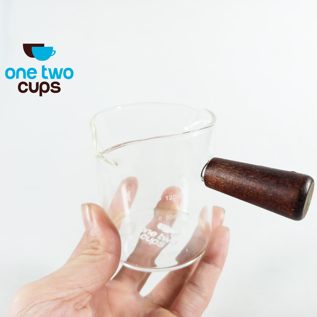 One Two Cups Gelas Takar Kopi Espresso Measuring Double Mouth 150ml - JK-150 Gambar produk One Two Cups Gelas Takar Kopi Espresso Measuring Double Mouth 150ml - JK-150