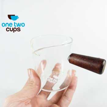 Gambar produk One Two Cups Gelas Takar Kopi Espresso Measuring Double Mouth 150ml - JK-150