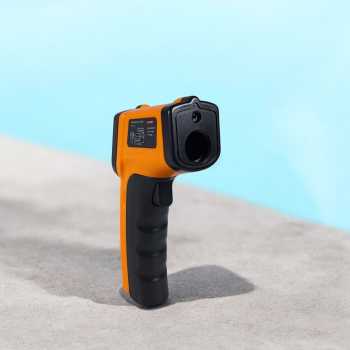 Gambar produk Taffware Termometer Industrial Digital Thermogun Infrared Backlit LCD - CX6001