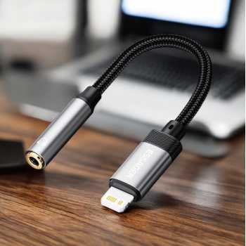 Gambar produk ESSAGER Kabel Adapter Audio 3.5mm Jack Female Lightning - ZY0G
