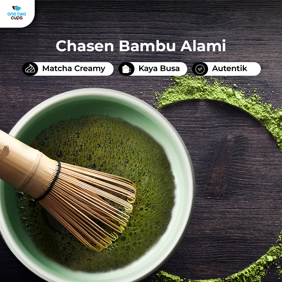 One Two Cups Matcha Set Kit Chawan Chasen Stand Chashaku 4 PCS - NA-1451 Gambar produk One Two Cups Matcha Set Kit Chawan Chasen Stand Chashaku 4 PCS - NA-1451