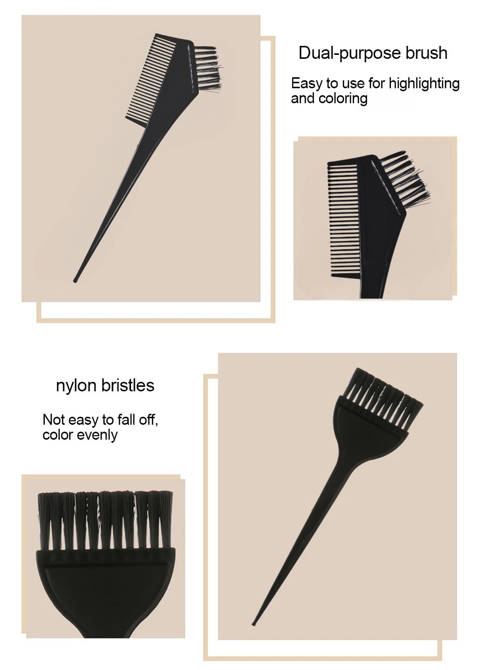 Gambar produk Biutte.co Hair Dye Color Brush Bowl Set 5in1 Hairdressing Accessory - ME51