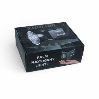 Gambar produk STEAMPUNK Lampu Studio Fotografi COB LED 3in1 Color TFT Display 80W - ZGRL80