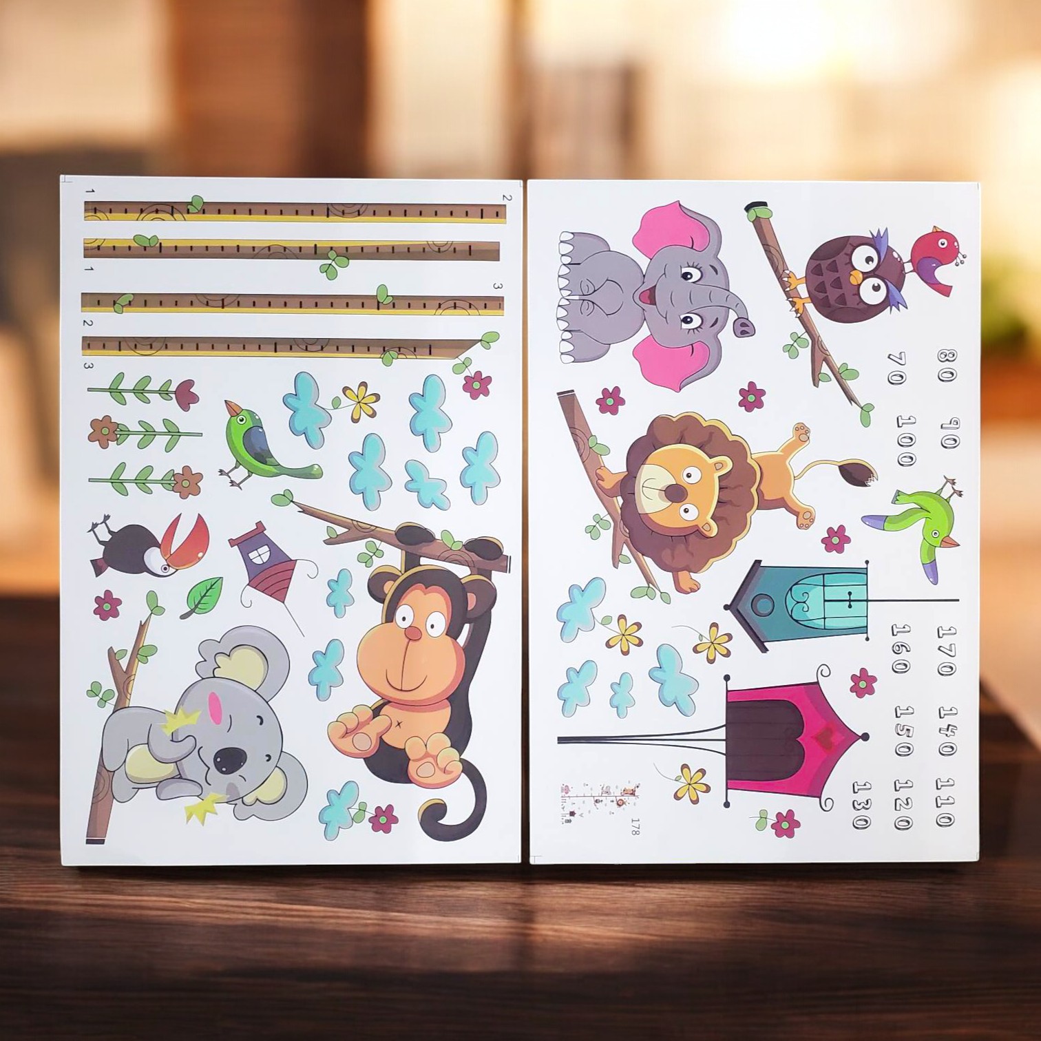 Gambar produk ZOOYOO Wallpaper Stiker Dinding Pengukur Tinggi Badan Anak Room Decor - HM0178