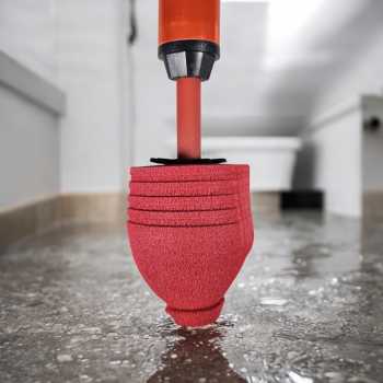 Gambar produk NUSIMBA Alat Pompa Sedot WC Toilet Unblock Plunger High Pressure - NU23