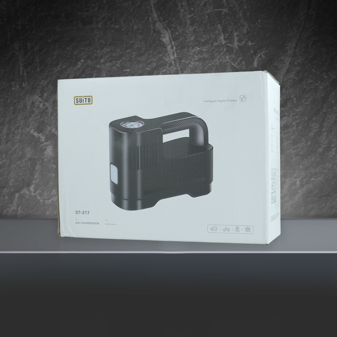 SUITU Pompa Ban Elektrik Portable Air Compressor DC 12V 150 PSI - S15 Gambar produk SUITU Pompa Ban Elektrik Portable Air Compressor DC 12V 150 PSI - S15