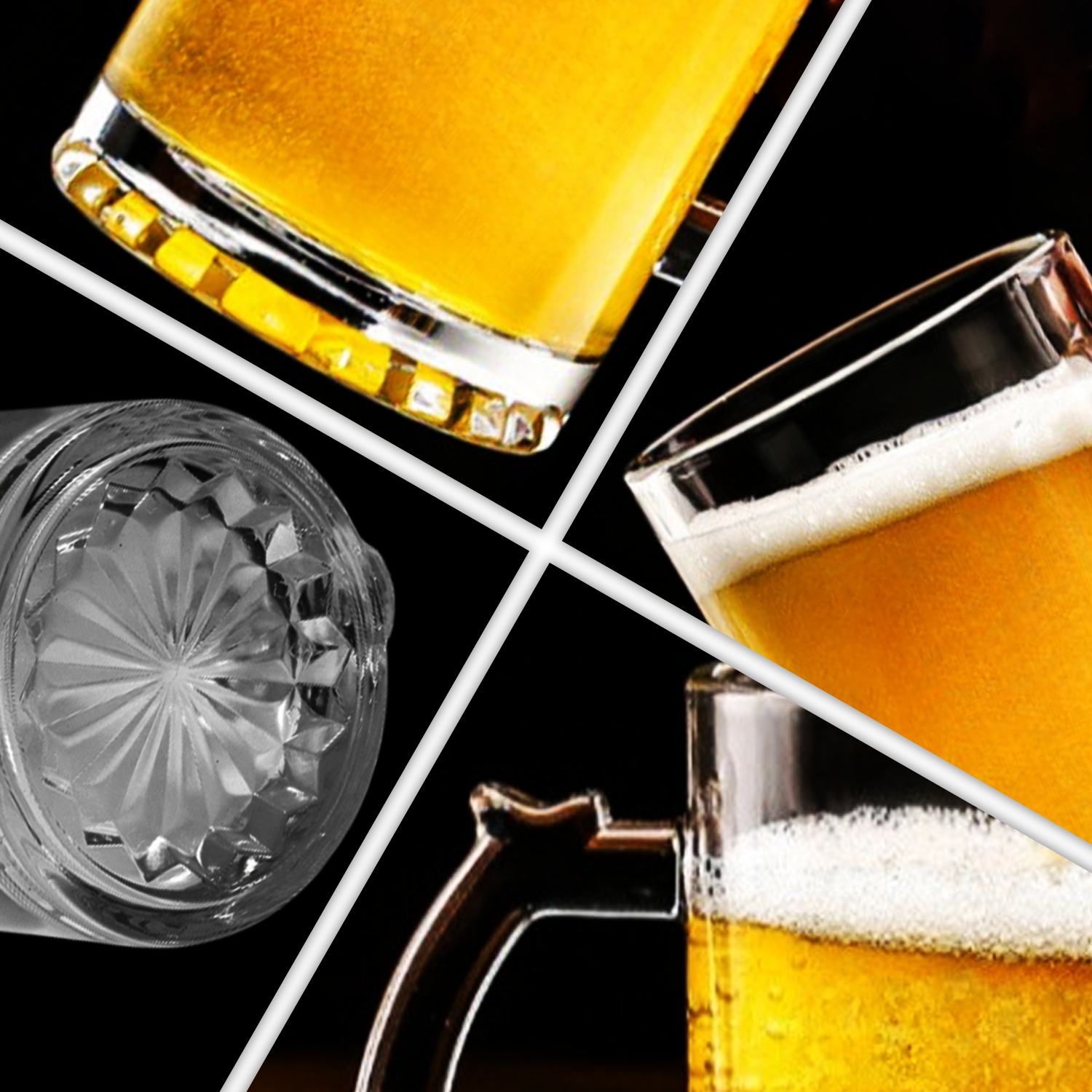 TREDO Gelas Mug Bir Beer Sodium Calcium Glass Drilled Bottom Cup 500ml - T515 Gambar produk TREDO Gelas Mug Bir Beer Sodium Calcium Glass Drilled Bottom Cup 500ml - T515