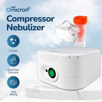 TaffOmicron Alat Terapi Pernapasan Compressor Nebulizer Inhaler - JSL-W310