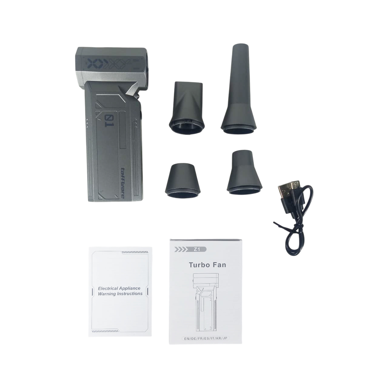 Gambar produk Taffware Air Duster Blower Mini Turbo Jet Fan 120000RPM 5200mAh 184W - Z1