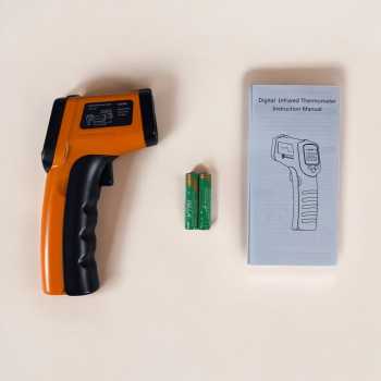 Gambar produk Taffware Termometer Industrial Digital Thermogun Infrared Backlit LCD - CX6001