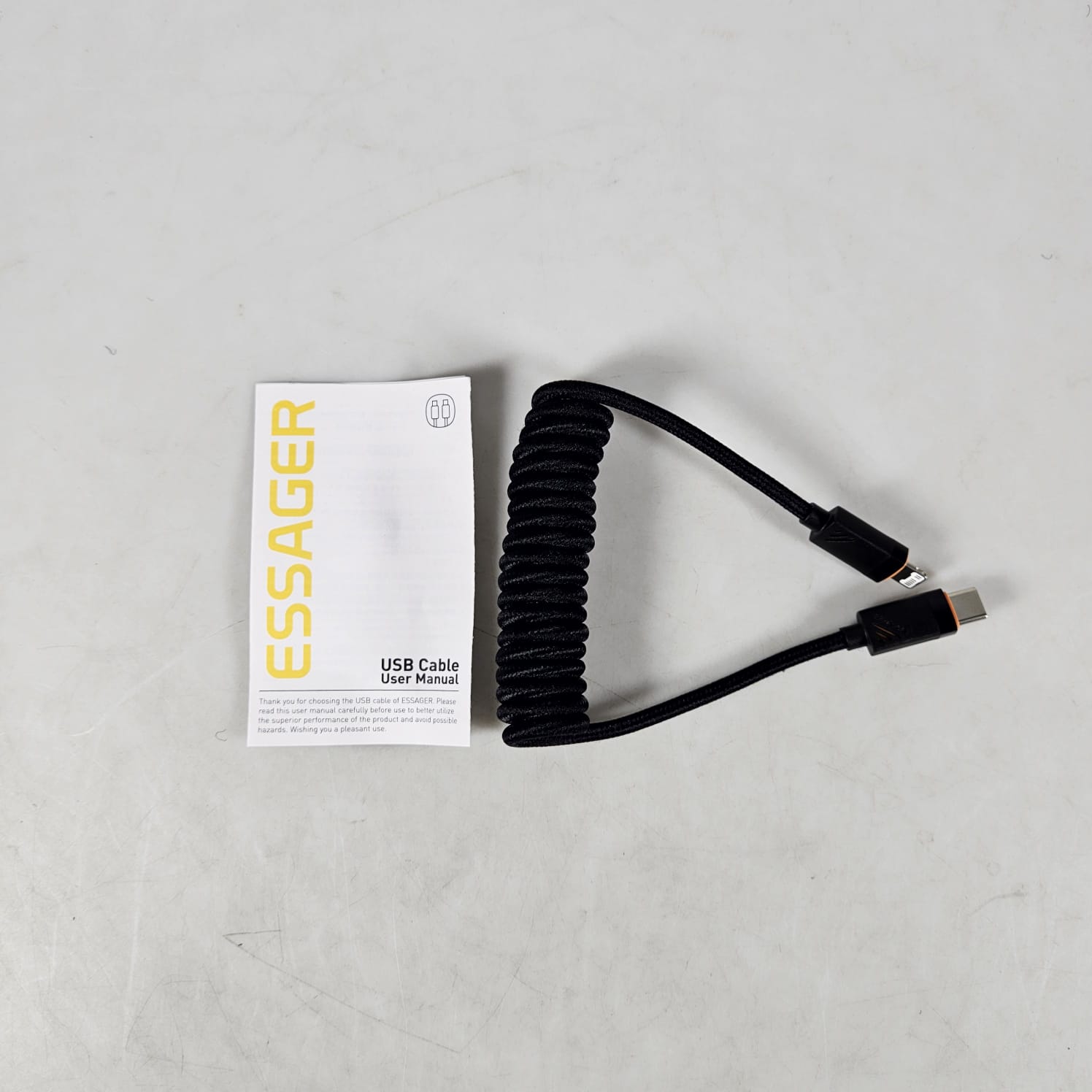 ESSAGER Kabel Data Spring USB Type C to Lightning Fast Charging PD 29W - EXCTL-CY01 Gambar produk ESSAGER Kabel Data Spring USB Type C to Lightning Fast Charging PD 29W - EXCTL-CY01