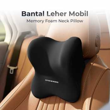OTOHEROES Bantal Leher Mobil Ergonomis Memory Foam Car Headrest Pillow - DK-2