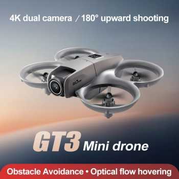 GIJUN Drone Mini 4K Dual Camera Upward Shooting Obstacle Avoidance - GT3