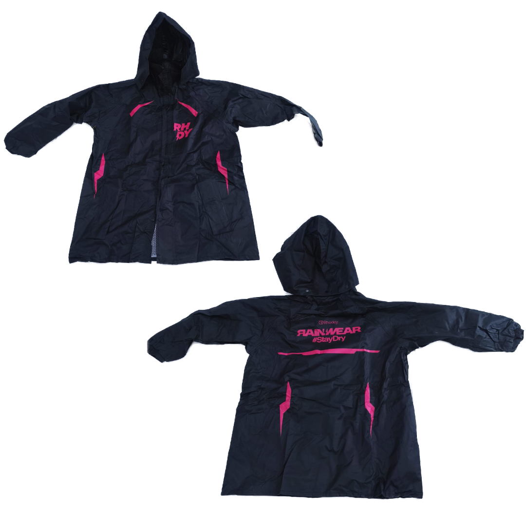 Rhodey Jas Hujan Setelan Motor Visor Polyester Waterproof Raincoat XXL - ZY-8119 Gambar produk Rhodey Jas Hujan Setelan Motor Visor Polyester Waterproof Raincoat XXL - ZY-8119