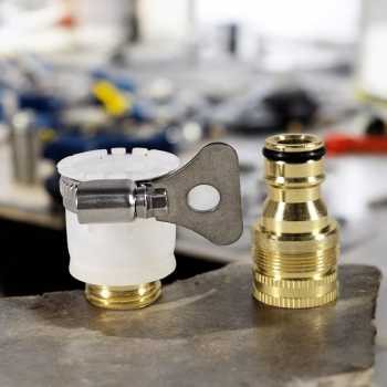 DEEPUMP Adapter Keran Air Universal Hose Tap Adapters Faucet 15-23mm - DE23