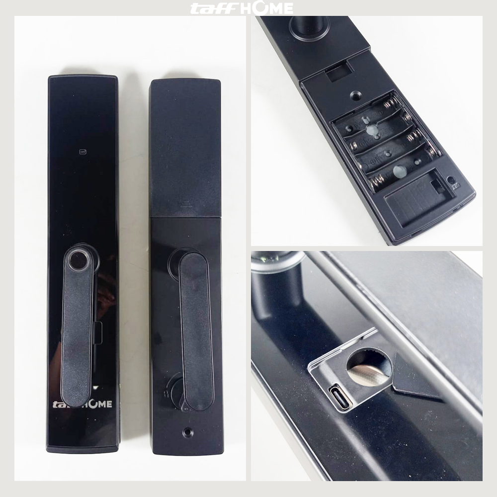 TaffHOME Smart Door Lock Fingerprint Password Card TTLock App - F15 Gambar produk TaffHOME Smart Door Lock Fingerprint Password Card TTLock App - F15