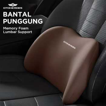 OTOHEROES Bantal Punggung Jok Mobil Memory Foam Lumbar Support - AW-40