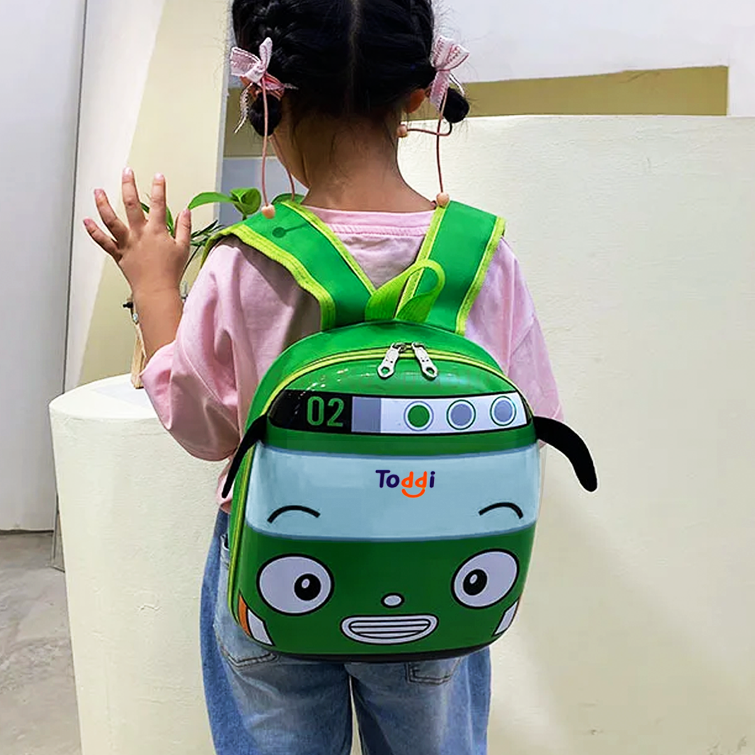 Toddi Tas Ransel Sekolah Anak Backpack Model Bus Tayo - E-300 Gambar produk Toddi Tas Ransel Sekolah Anak Backpack Model Bus Tayo - E-300