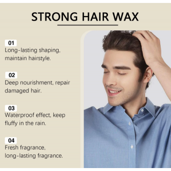 Gambar produk East Moon Pomade Rambut Oil Base Strong Hair Wax Styling Glossy 60g - SN-112