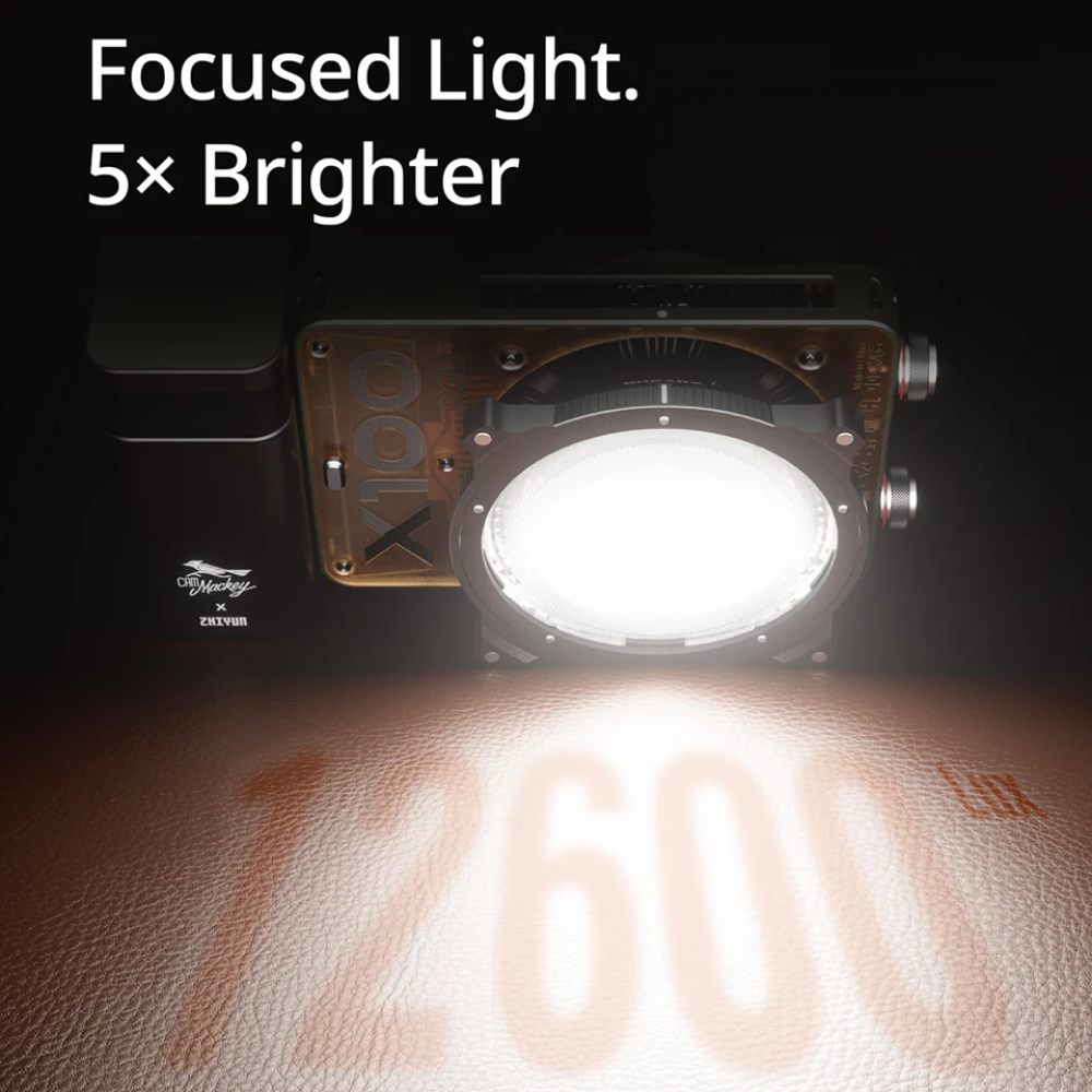 Zhiyun Lampu Studio Portable Pocket Light LED RGB 100W - X100 RGB PRO Gambar produk Zhiyun Lampu Studio Portable Pocket Light LED RGB 100W - X100 RGB PRO