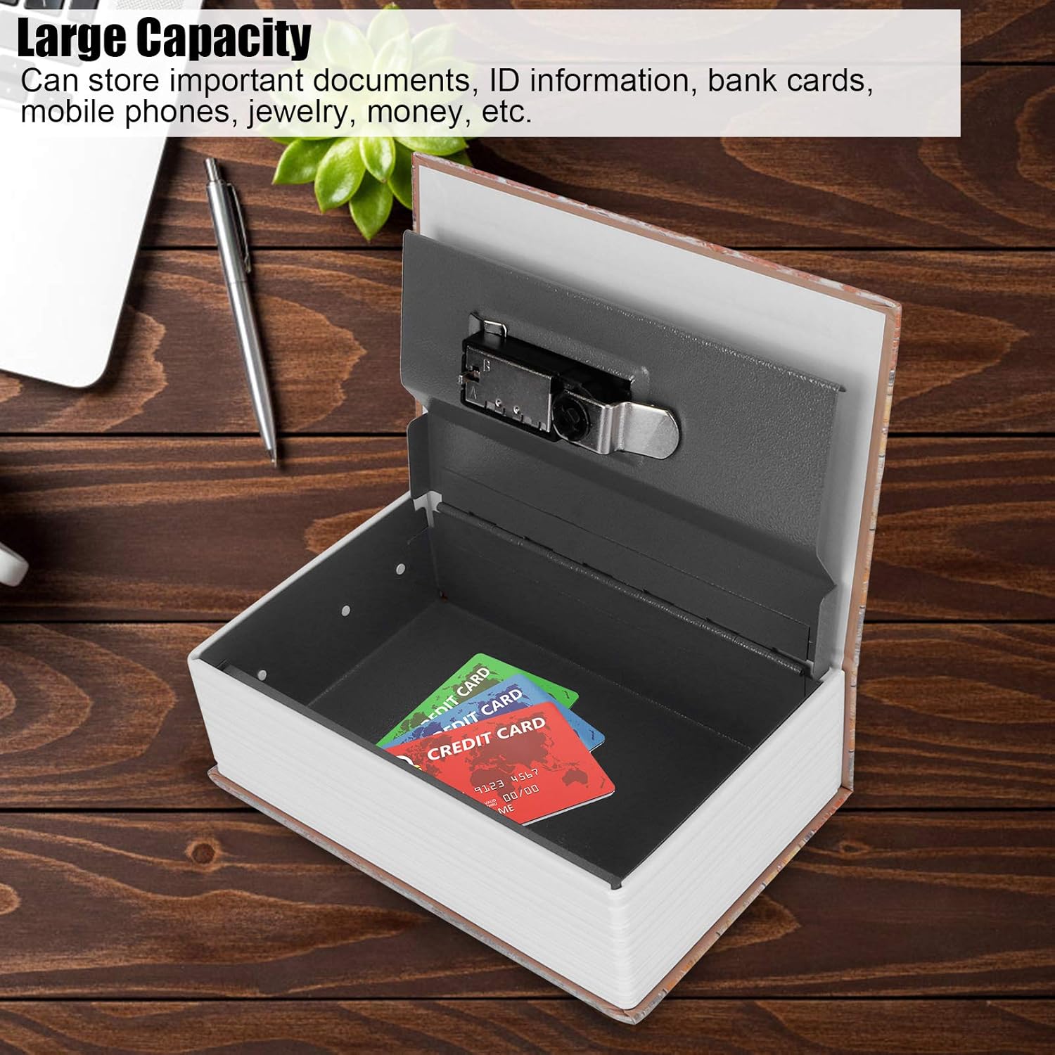 HOMESAFE Kotak Buku Novel Hidden Security Box Password Lock Size S - KBS Gambar produk HOMESAFE Kotak Buku Novel Hidden Security Box Password Lock Size S - KBS