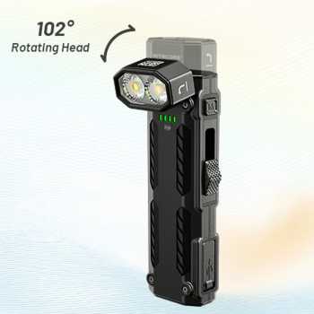 NITECORE Senter LED Flashlight MCT UHE 3in1 Color IPX6 1600 Lumens - EDC09