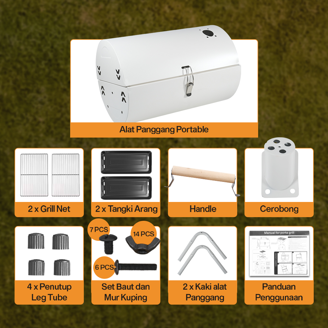 Xbess Alat Panggang Arang Portable BBQ Outdoor Grill Stove - K-707 Gambar produk Xbess Alat Panggang Arang Portable BBQ Outdoor Grill Stove - K-707