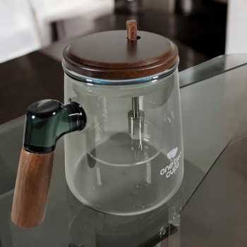 Gambar produk One Two Cups Teko Teh Kaca Saringan Tahan Panas Infuser Teapot 650ml - HP13