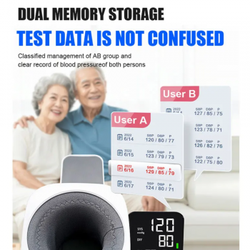 Gambar produk TOPU Tensimeter Digital Pengukur Tekanan Darah Monitor English Voice - XY11-H