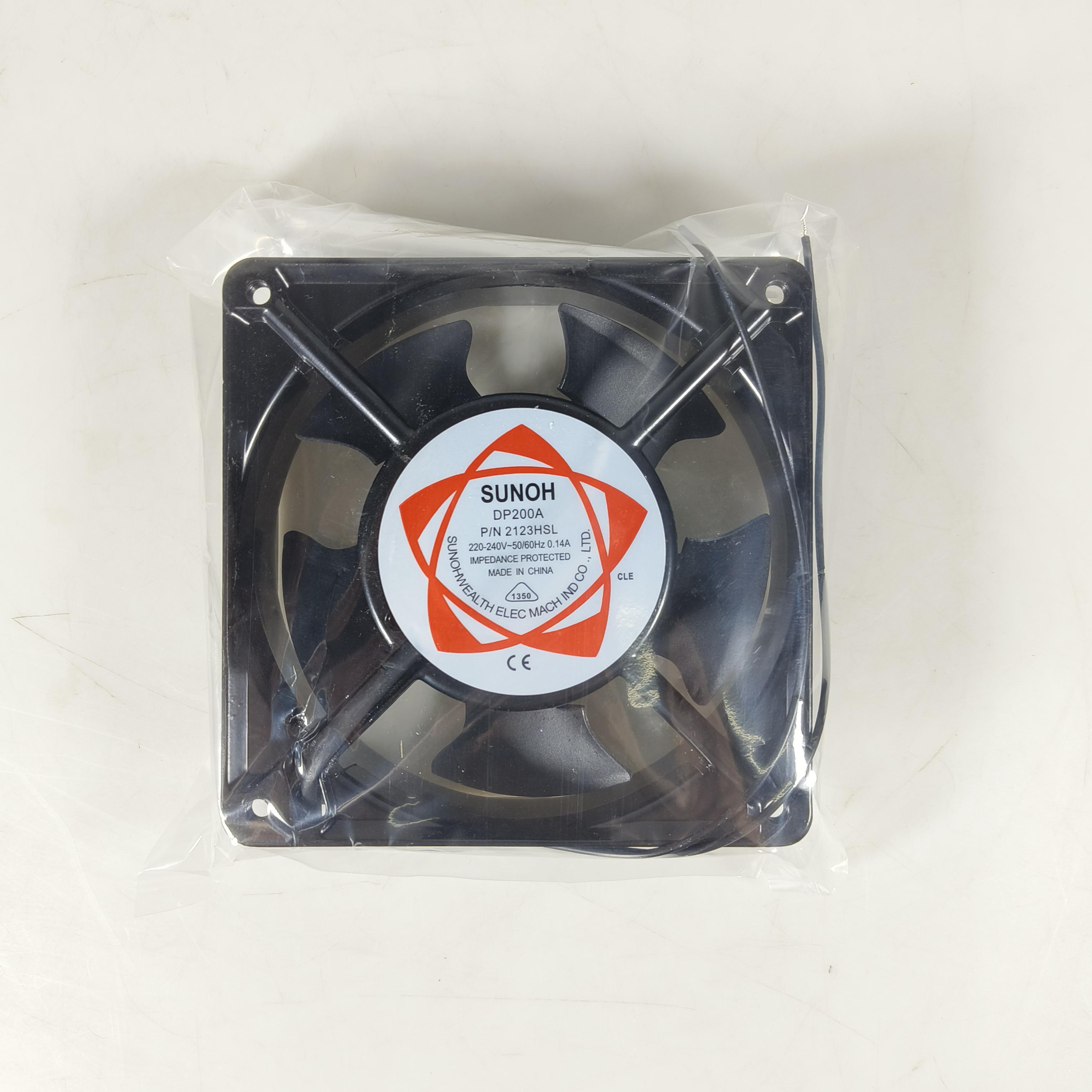 SUNOH Kipas Exhaust Cooling Fan 120mm 220V 0.14A - DP200A Gambar produk SUNOH Kipas Exhaust Cooling Fan 120mm 220V 0.14A - DP200A