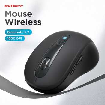 Gambar produk Taffware Mouse Bluetooth Wireless Optical Ergonomic Design 1600DPI - PWM-601