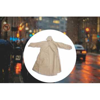 Gambar produk RAINGO Jas Hujan Ponco Anti Rembes 150D Oxford Waterproof Raincoat - MT45