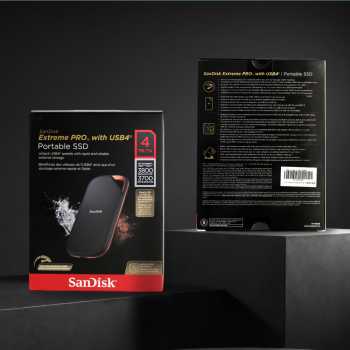 Gambar produk SanDisk Extreme PRO Portable SSD 3800MB/s USB Type C 4.0 4TB - SDSSDE82