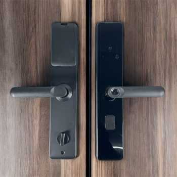 KESONG Smart Door Lock Fingerprint Password Card Alarm - A1