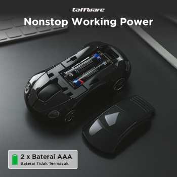 Gambar produk Taffware Mouse Wireless Optical 2.4GHz Model Mobil Supercar 1600DPI - CM0016