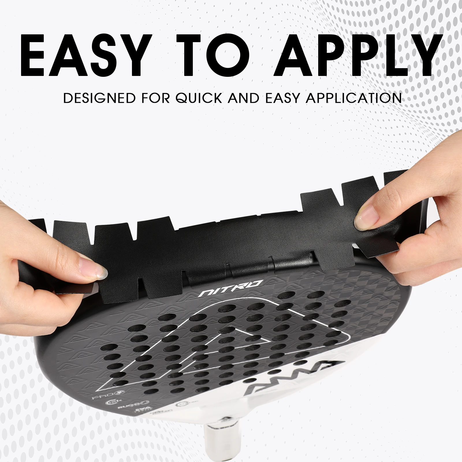 AMA Sport Pelindung Kepala Frame Raket Padel TPU Head Guard Tape Gigi Besar - BTR42 Gambar produk AMA Sport Pelindung Kepala Frame Raket Padel TPU Head Guard Tape Gigi Besar - BTR42