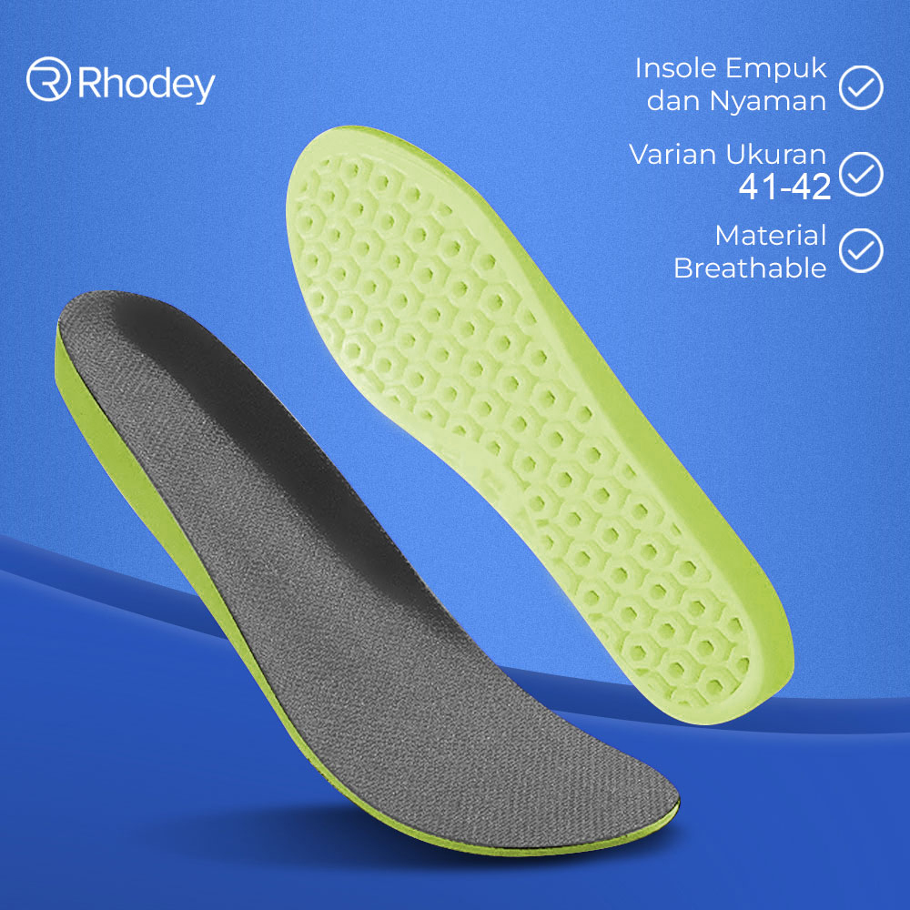 Rhodey Insole Sepatu Alas Kaki Orthopedic Breathable 41-42 - GO-1 Gambar produk Rhodey Insole Sepatu Alas Kaki Orthopedic Breathable 41-42 - GO-1