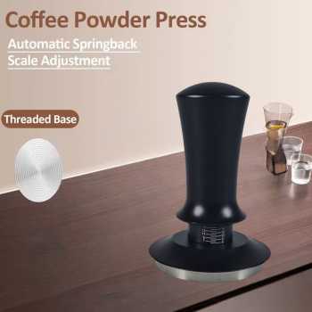 Jinsei Tamper Kopi Espresso Barista Threaded Base Stainless Steel 304 - JN-24