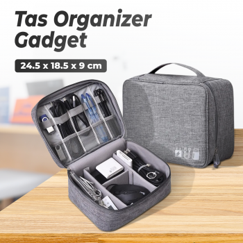 YIWU RUNHUI Tas Organizer Gadget Storage Bag Waterproof 24.5x18.5x9cm - CT062