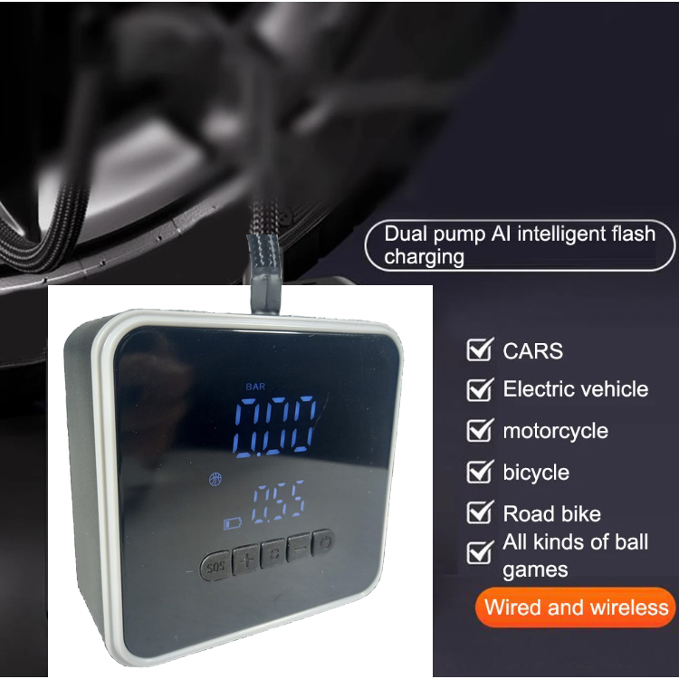 KESHI Pompa Angin Ban Mobil Elektrik Tire Inflator Air Pump Wireless - PR-718 Gambar produk KESHI Pompa Angin Ban Mobil Elektrik Tire Inflator Air Pump Wireless - PR-718