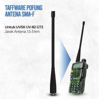 Gambar produk Taffware Pofung Antena SMA-F UHF/VHF 400-480MHz for UV5R UV-82 GT3