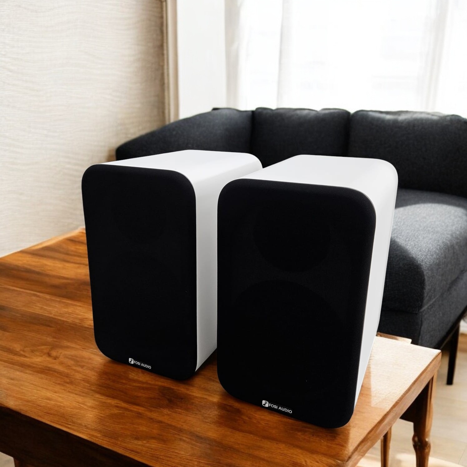 Fosi Audio Passive Bookshelf Speaker 2 Way 7 Inch Woofers Inch HiFi - SP601-B Gambar produk Fosi Audio Passive Bookshelf Speaker 2 Way 7 Inch Woofers Inch HiFi - SP601-B