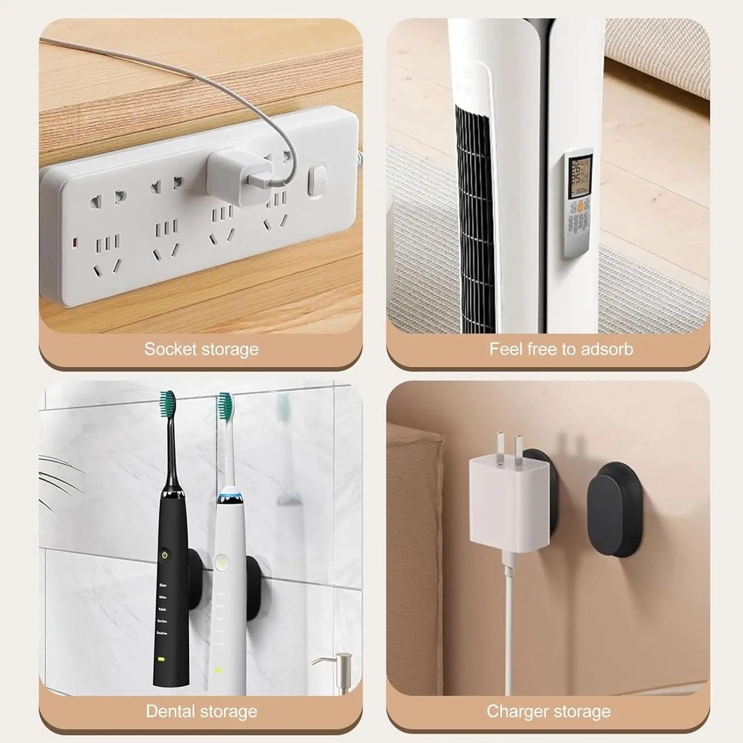 ARMA Tempelan Magnet Dinding Silikon Self Adhesive Remote Holder - RM-26 Gambar produk ARMA Tempelan Magnet Dinding Silikon Self Adhesive Remote Holder - RM-26