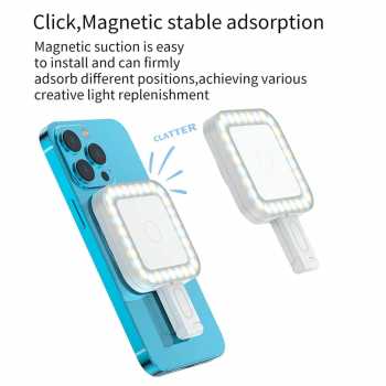 Gambar produk CAMOLO Lampu Fill Light Magnetic 3in1 Color Flip Design 300mAh 3W - V18