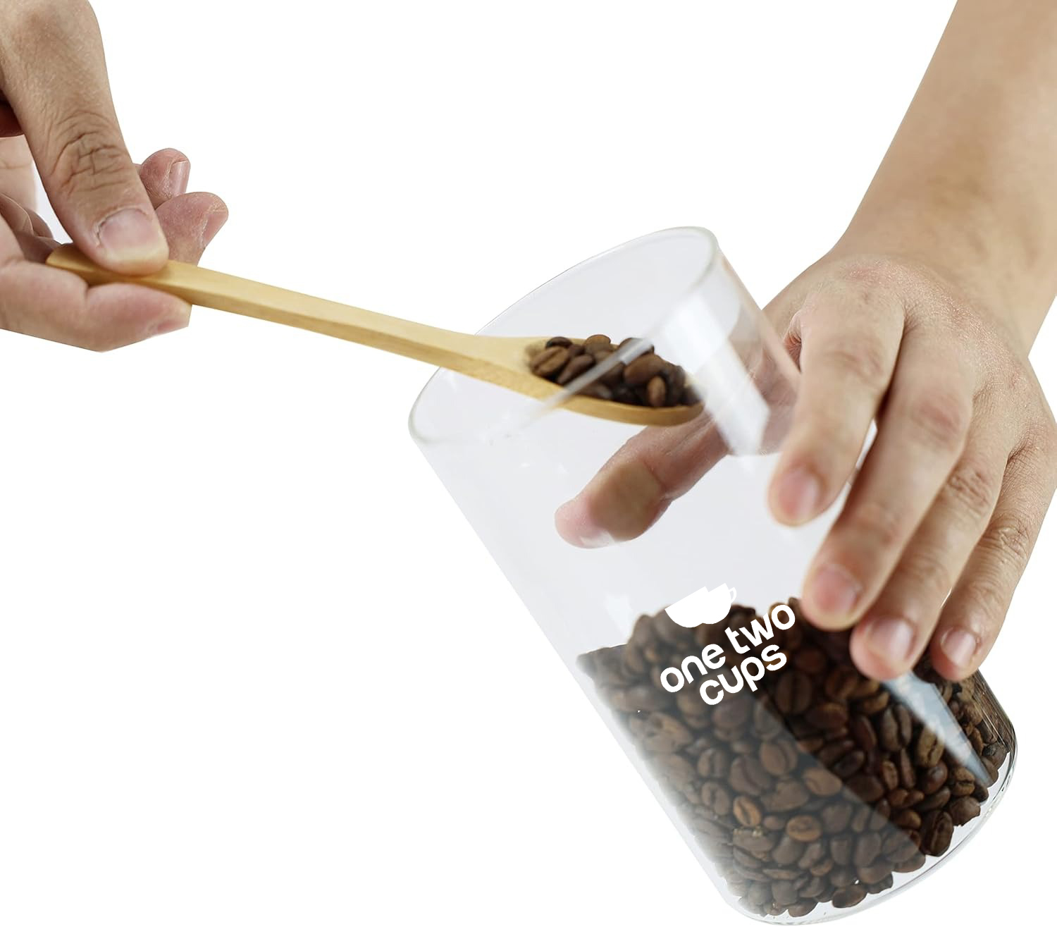 One Two Cups Toples Kaca Penyimpanan Makanan Storage with Bamboo Lid 350ml - FM-LD1 Gambar produk One Two Cups Toples Kaca Penyimpanan Makanan Storage with Bamboo Lid 350ml - FM-LD1