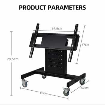 Gambar produk IBOWZ Bracket TV Floor Stand Wheel VESA 600x400 for 32-65 Inch TV - IB-65
