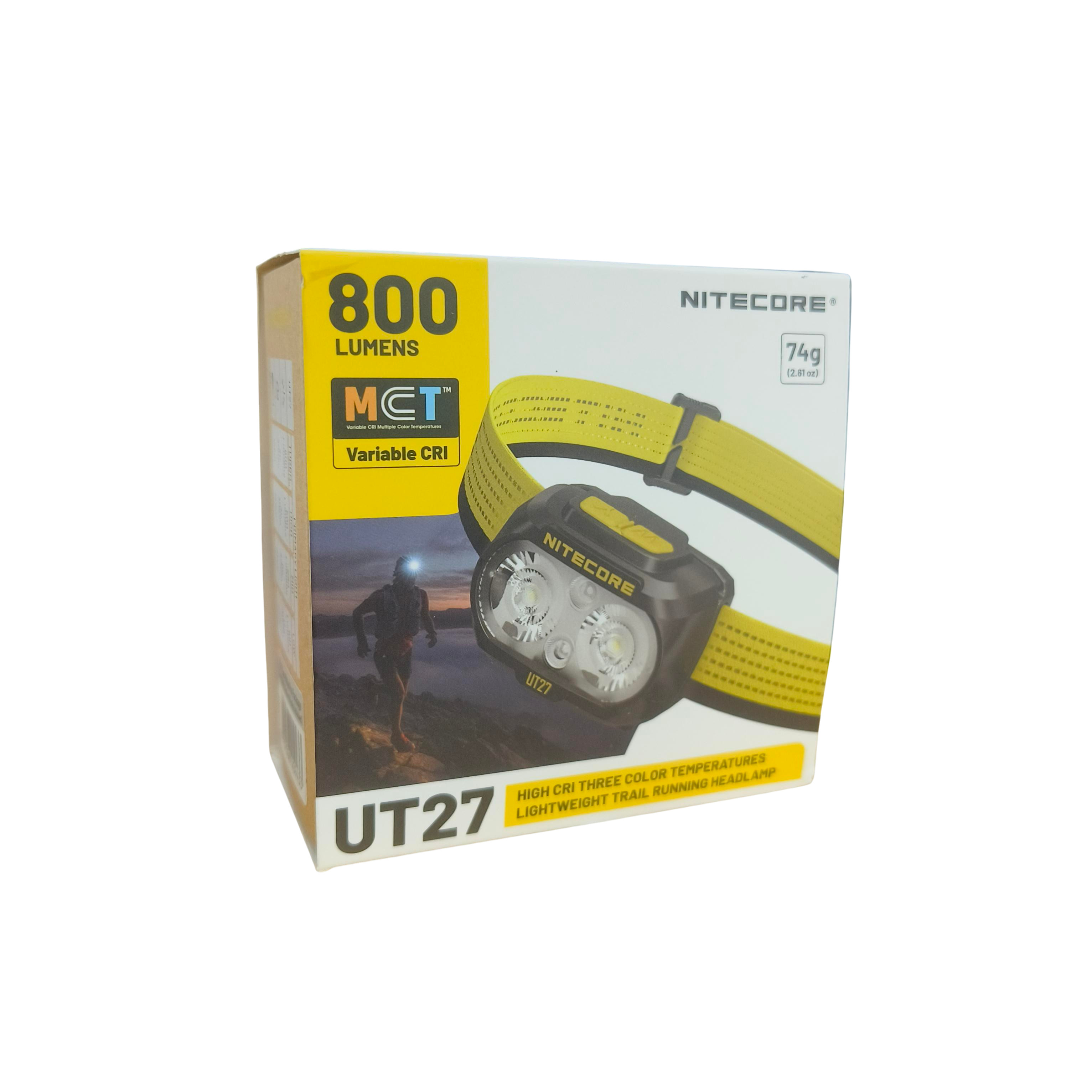 NITECORE Headlamp LED Senter Kepala Triple Light IP66 800 Lumens - UT27 Pro Gambar produk NITECORE Headlamp LED Senter Kepala Triple Light IP66 800 Lumens - UT27 Pro