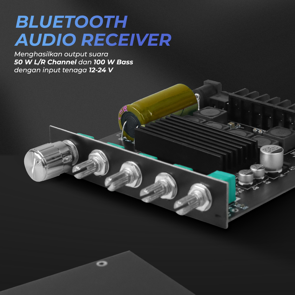 ZK Audio Bluetooth Audio Receiver 5.0 Amplifier 2.1 50Wx2+100W - ZK-TB21 Gambar produk ZK Audio Bluetooth Audio Receiver 5.0 Amplifier 2.1 50Wx2+100W - ZK-TB21