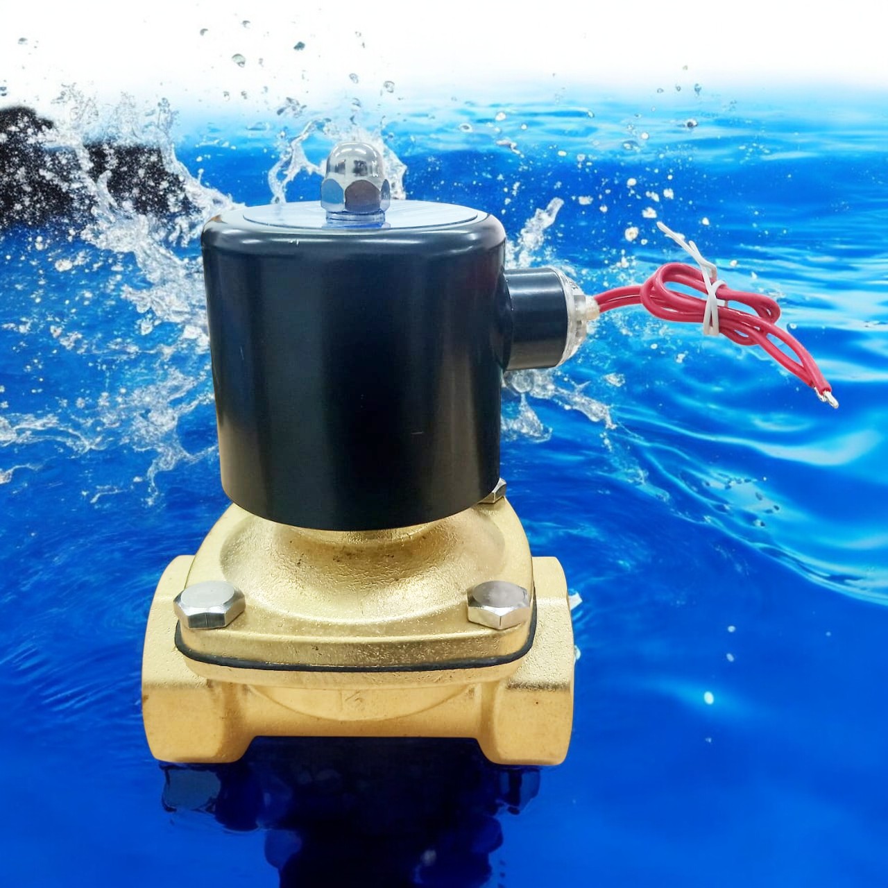 Geerte Solenoid Water Valve Keran Otomatis Normal Close 220V 1.5 Inch - 2W-400-40 Gambar produk Geerte Solenoid Water Valve Keran Otomatis Normal Close 220V 1.5 Inch - 2W-400-40